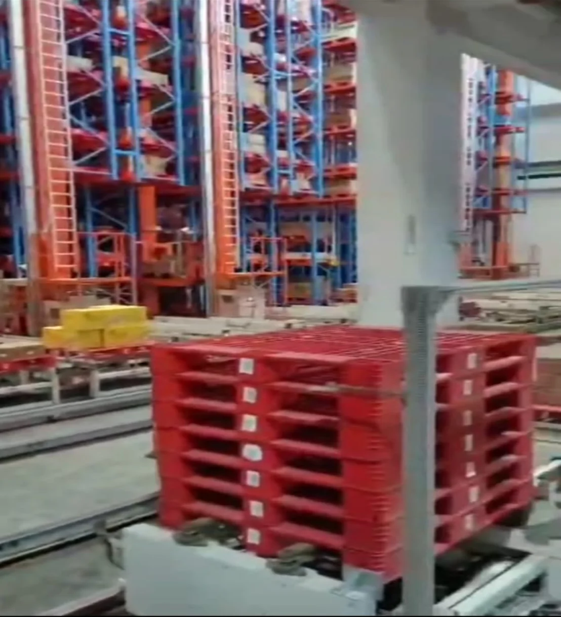 Automated storage racks and material-handling equipment